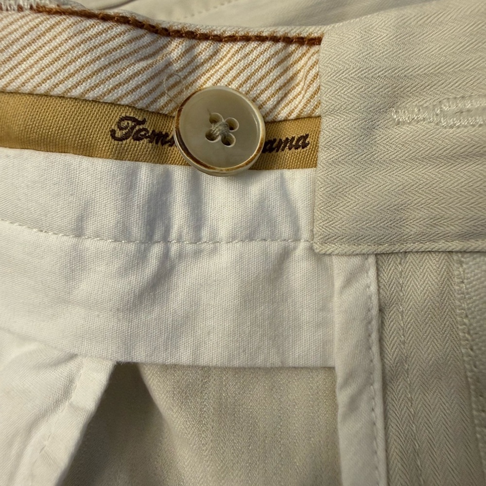 Tommy Bahama Silk Shorts Mens 36 Khaki Pleated 9” Inseam Casual Golf - Picture 7 of 12
